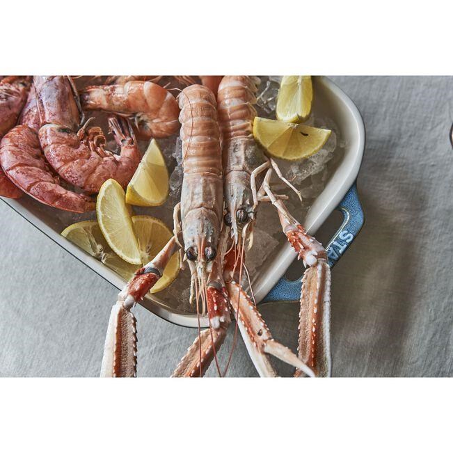 Staub Seramik Fırın Kabı 34 x 24cm Antik Turkuaz