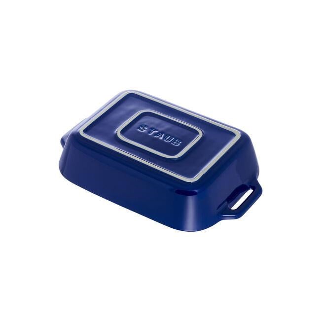 Staub Seramik Fırın Kabı 34 X 24cm Koyu Mavi- 405111490