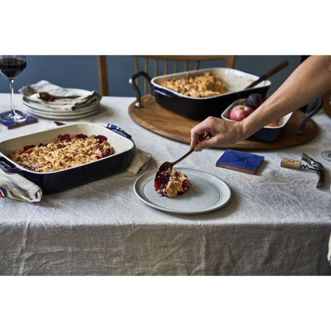 Staub Seramik Fırın Kabı 34 X 24cm Koyu Mavi- 405111490