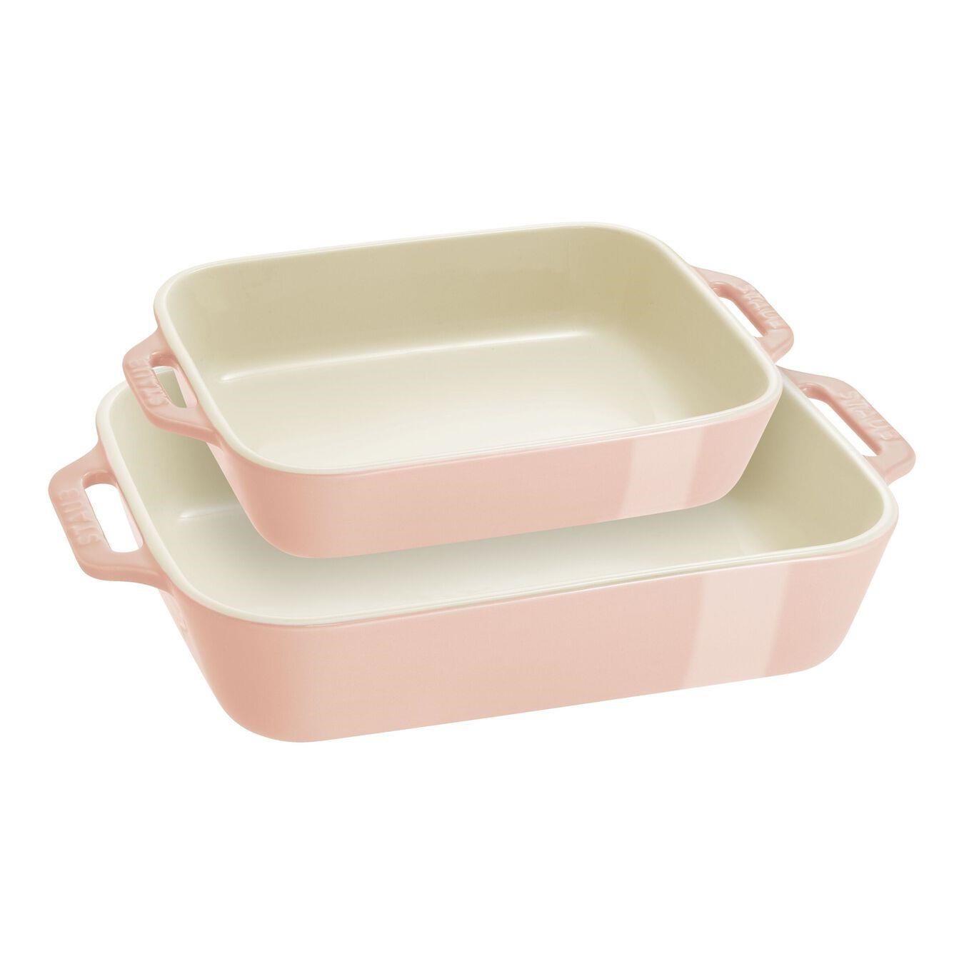 Staub Seramik Fırın Seti 2-Parça Açık Pembe