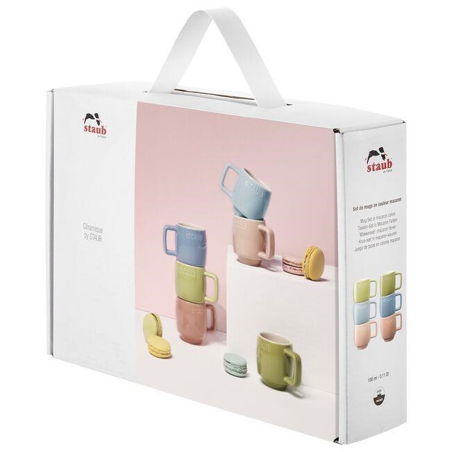 Staub Seramik Kupa Seti Macaron 100ml 6-Parça Çok Renkli XS