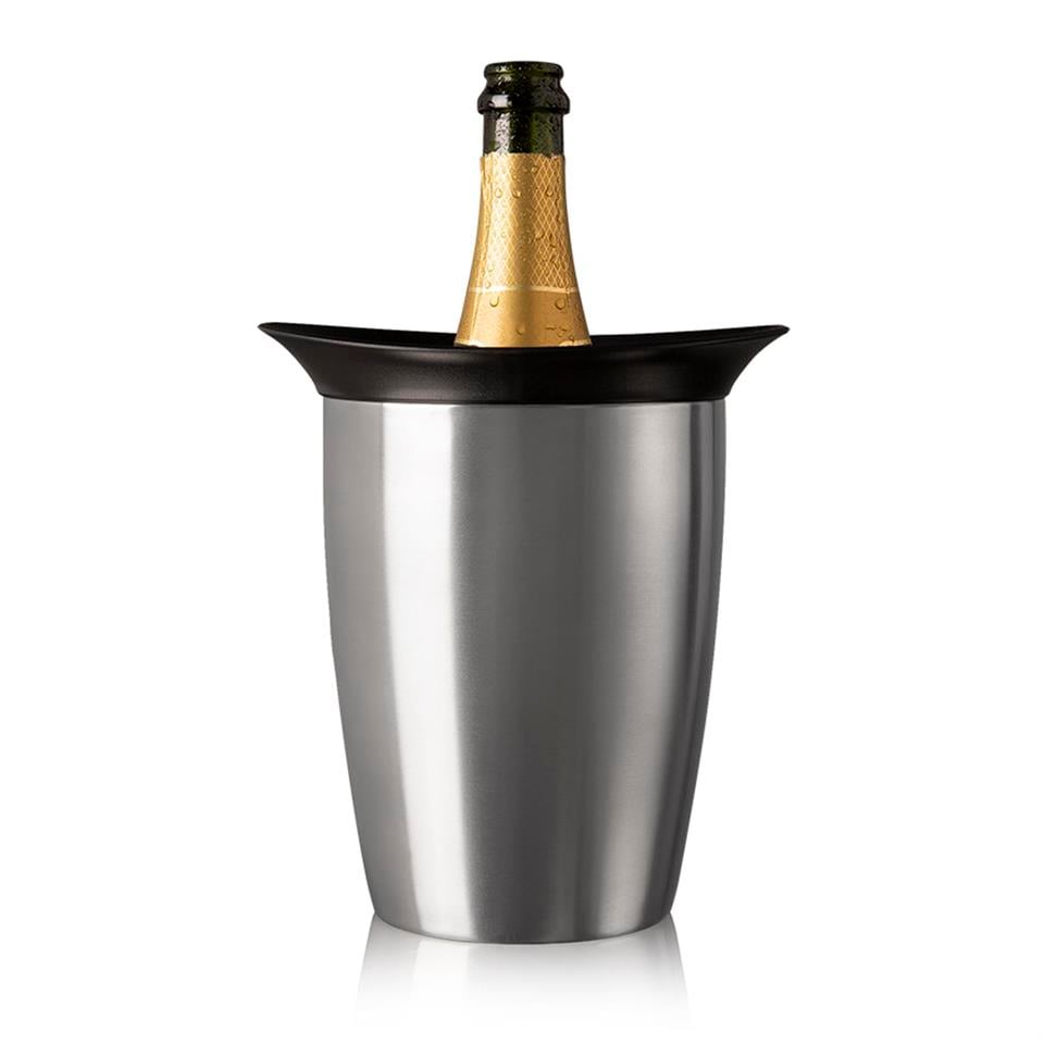 Vacu Vin Aktif Şampanya Soğutucu, Elegant Paslanmaz Çelik, Kutulu