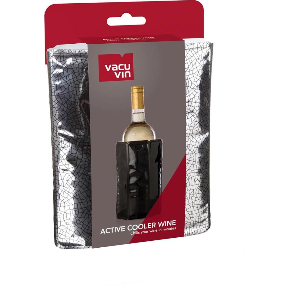 Vacu Vin Aktif Şarap Soğutucu, Gümüş