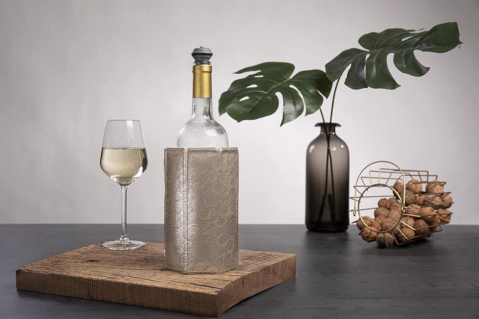 Vacu Vin Aktif Şarap Soğutucu, Gümüş - 38805626