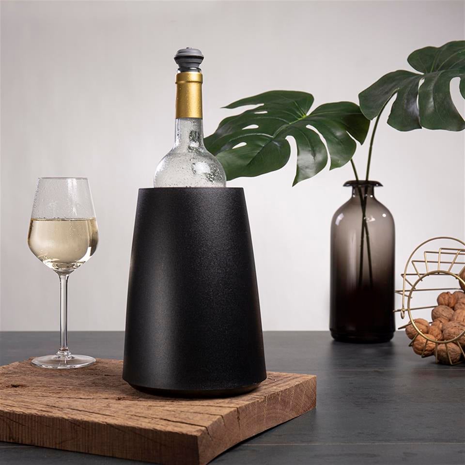 Vacu Vin Aktif Soğutucu, Elegant Siyah, Kutulu