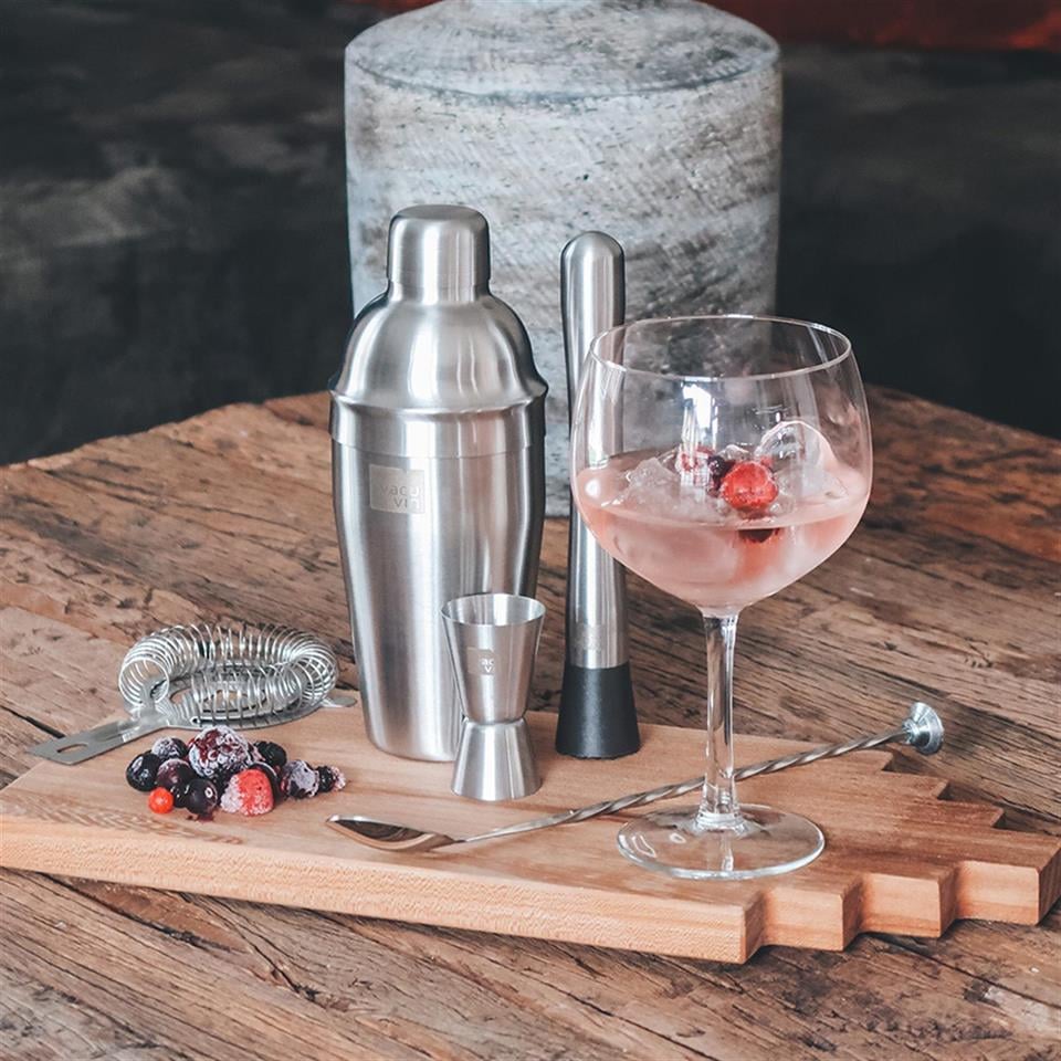 Vacu Vin Kokteyl Shaker, Paslanmaz Çelik, Kutulu