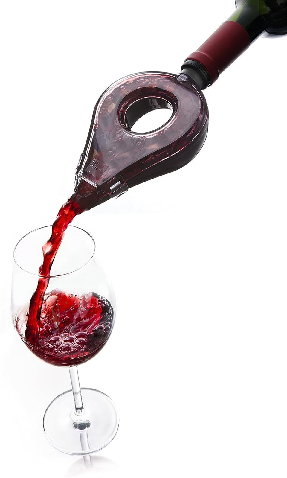 Vacu Vin Şarap Havalandırıcı, Gri, Kutulu