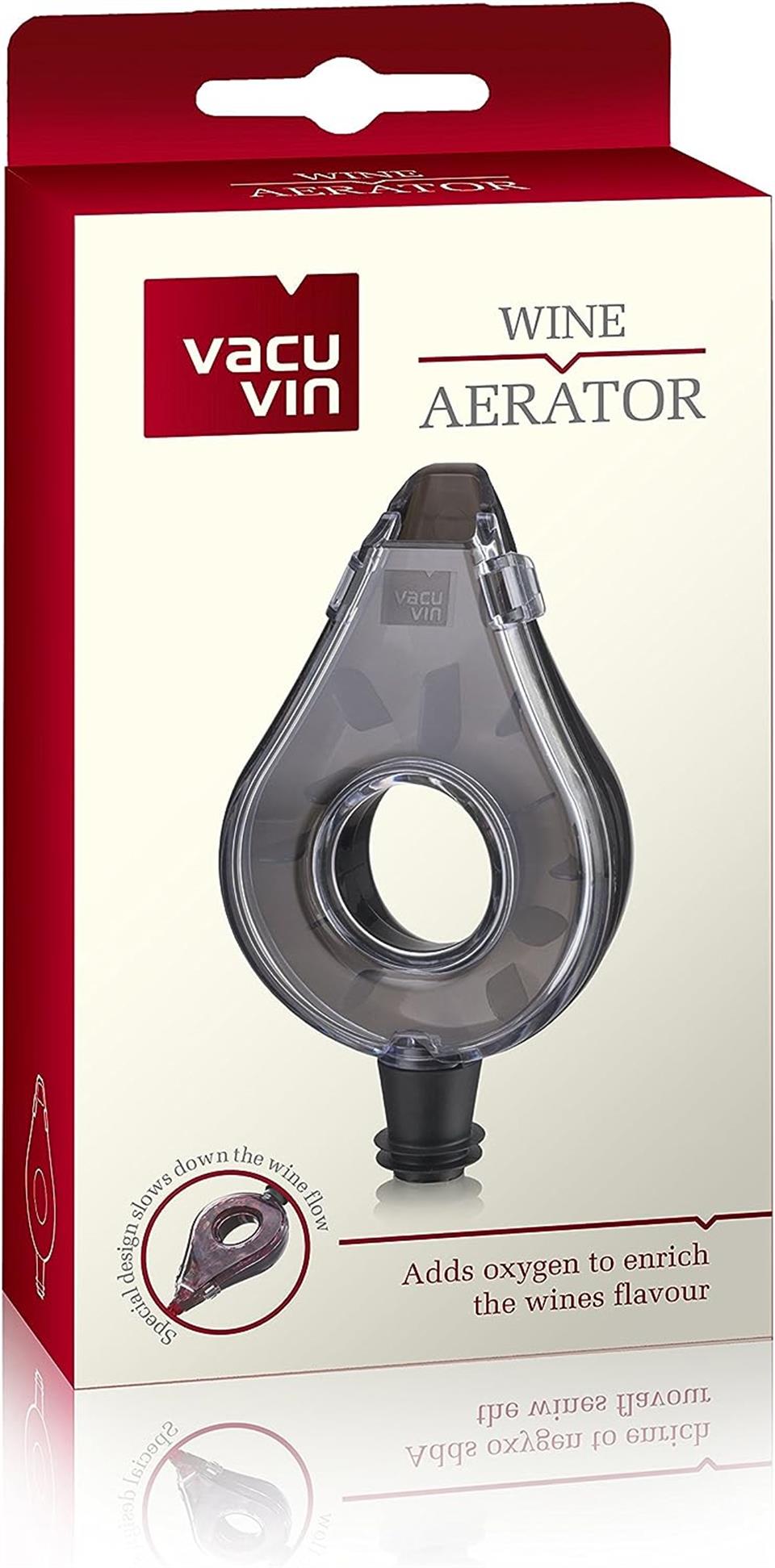 Vacu Vin Şarap Havalandırıcı, Gri, Kutulu