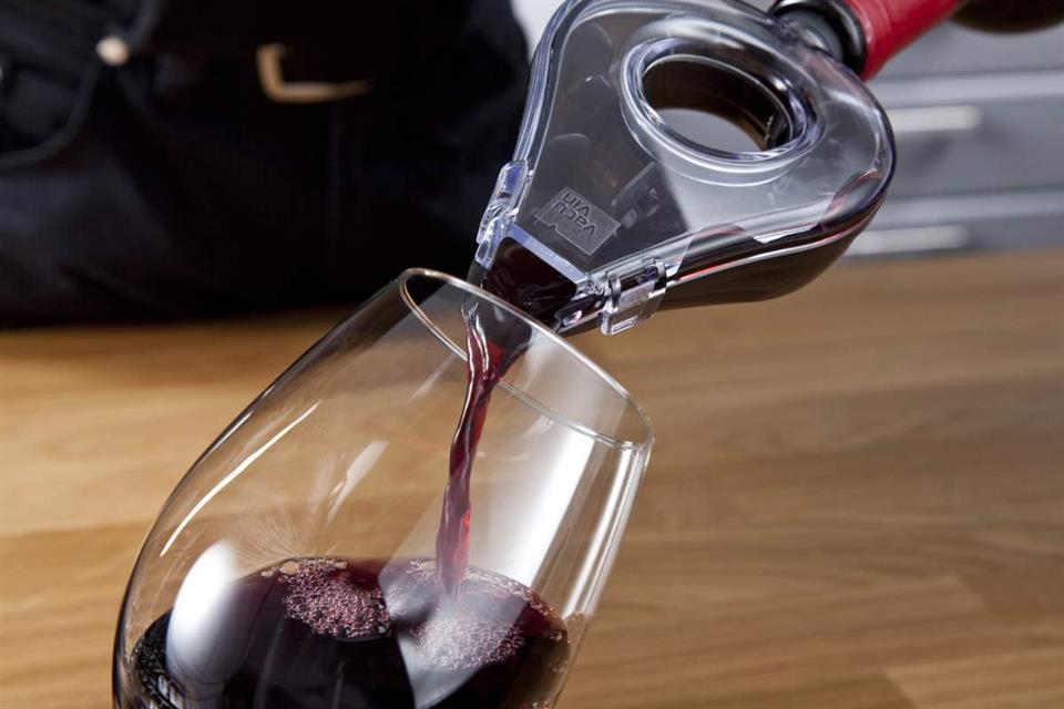 Vacu Vin Şarap Havalandırıcı, Gri, Kutulu