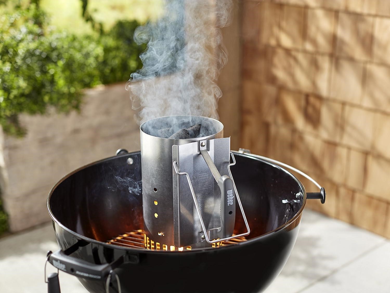 Weber 1123004 Kırmızı Kömürlü Mangal Barbekü - Smokey Joe® Premium, Crimson