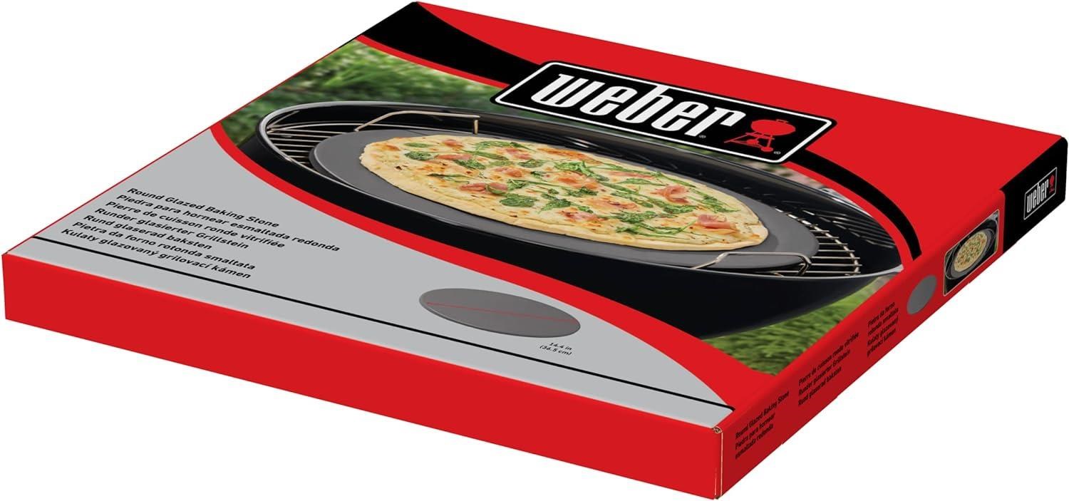 Weber 18412 Sırlı Pizza Taşı 36Cm - Glazed Pizzastone Round 36Cm