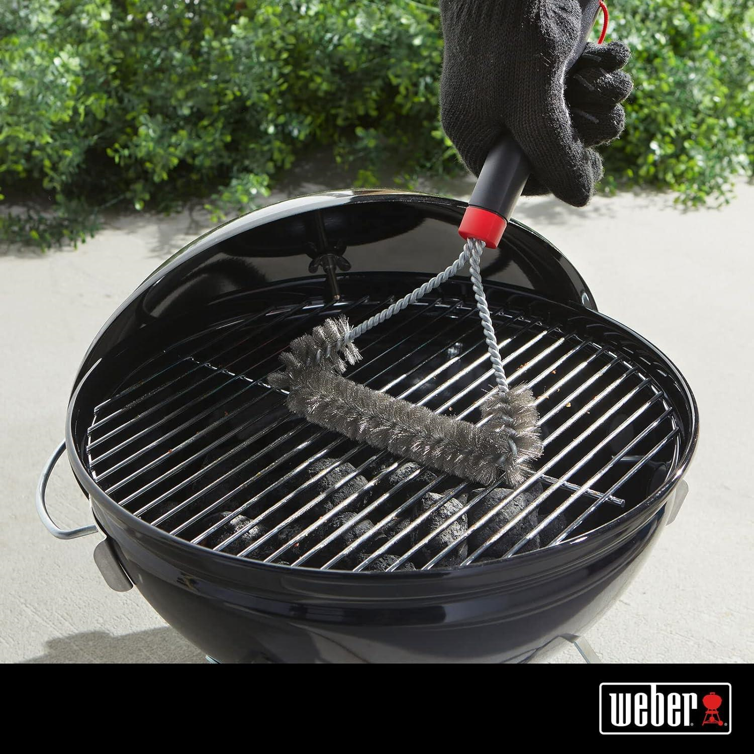 Weber 30 cm Three-Sided Grill Brush - Weber Üç Taraflı Mangal Izgara Fırçası 30 Cm - 6277