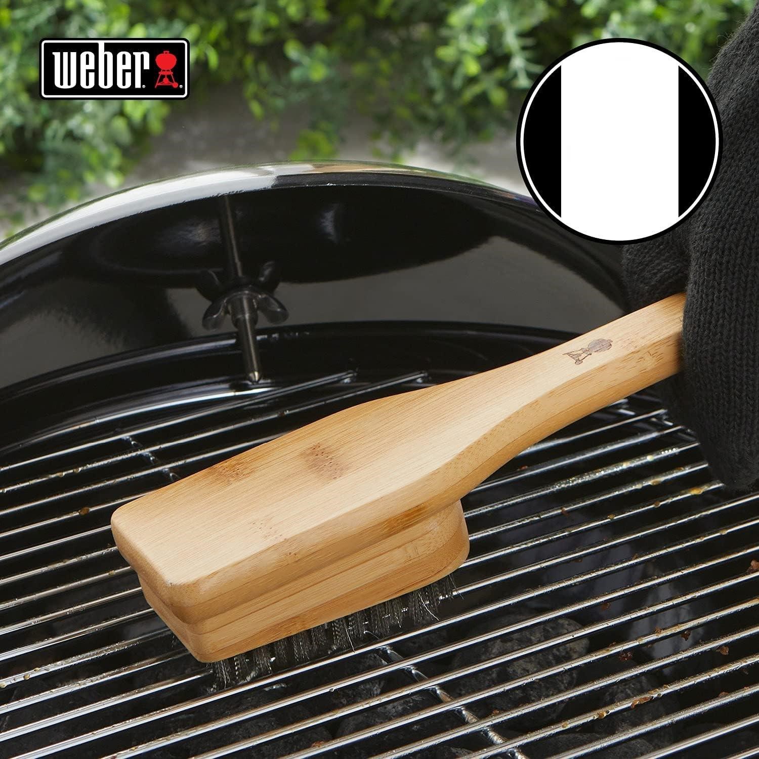 Weber 6275 Bambu Izgara Fırçası 30cm - Weber 30 cm Bamboo Grill Brush