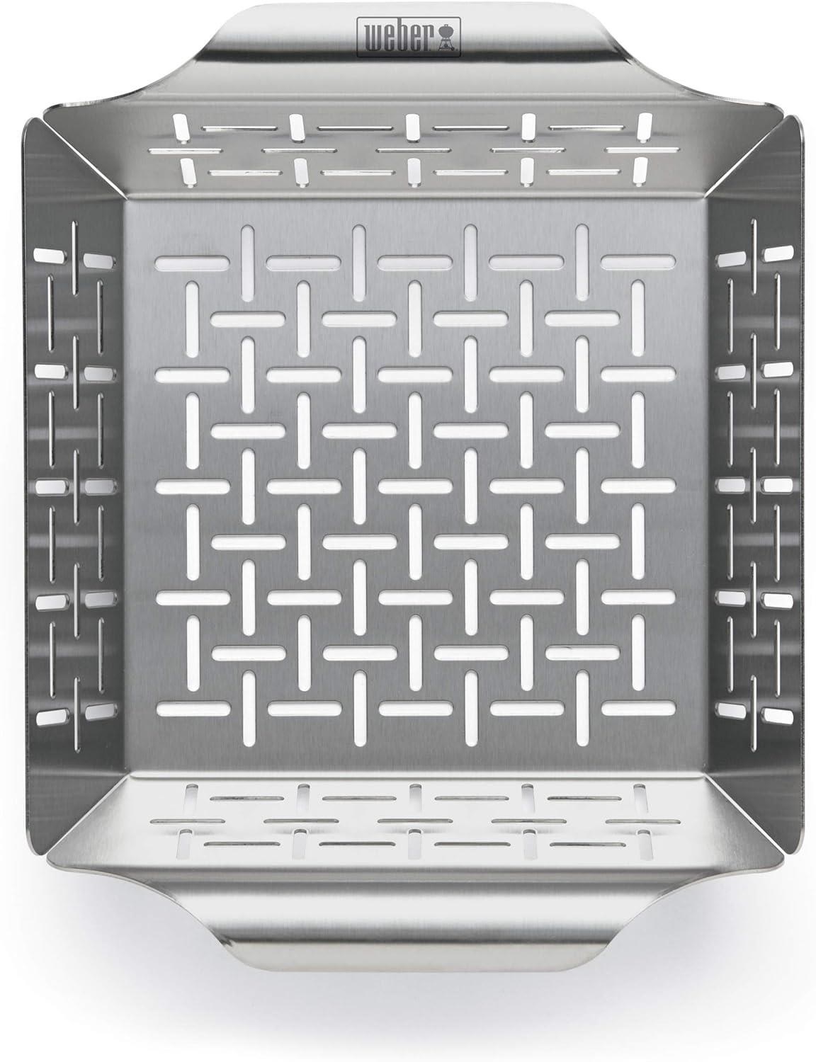 Weber 6481 Izgara için Paslanmaz Küçük Çelik Sebze Sepeti