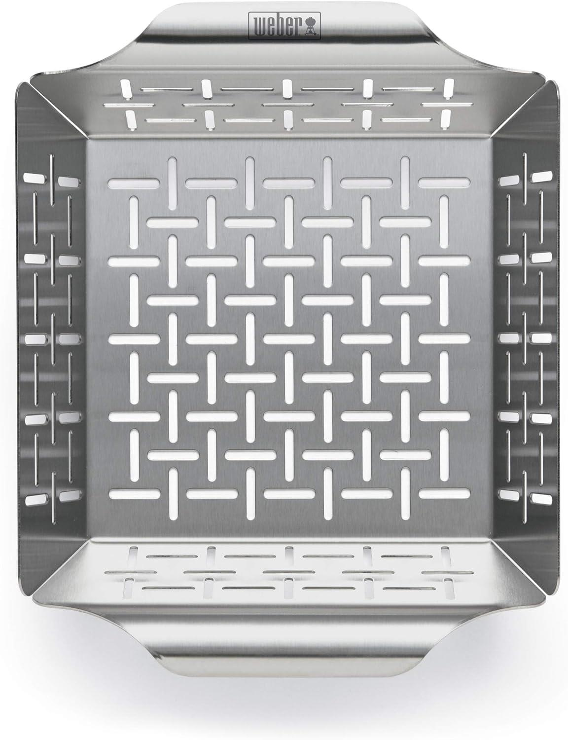 Weber 6481 Izgara için Paslanmaz Küçük Çelik Sebze Sepeti