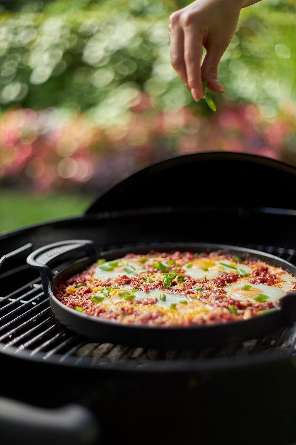 Weber 7421 Gurme BBQ Sistemi Mangal Döküm Demir Tava - 7421