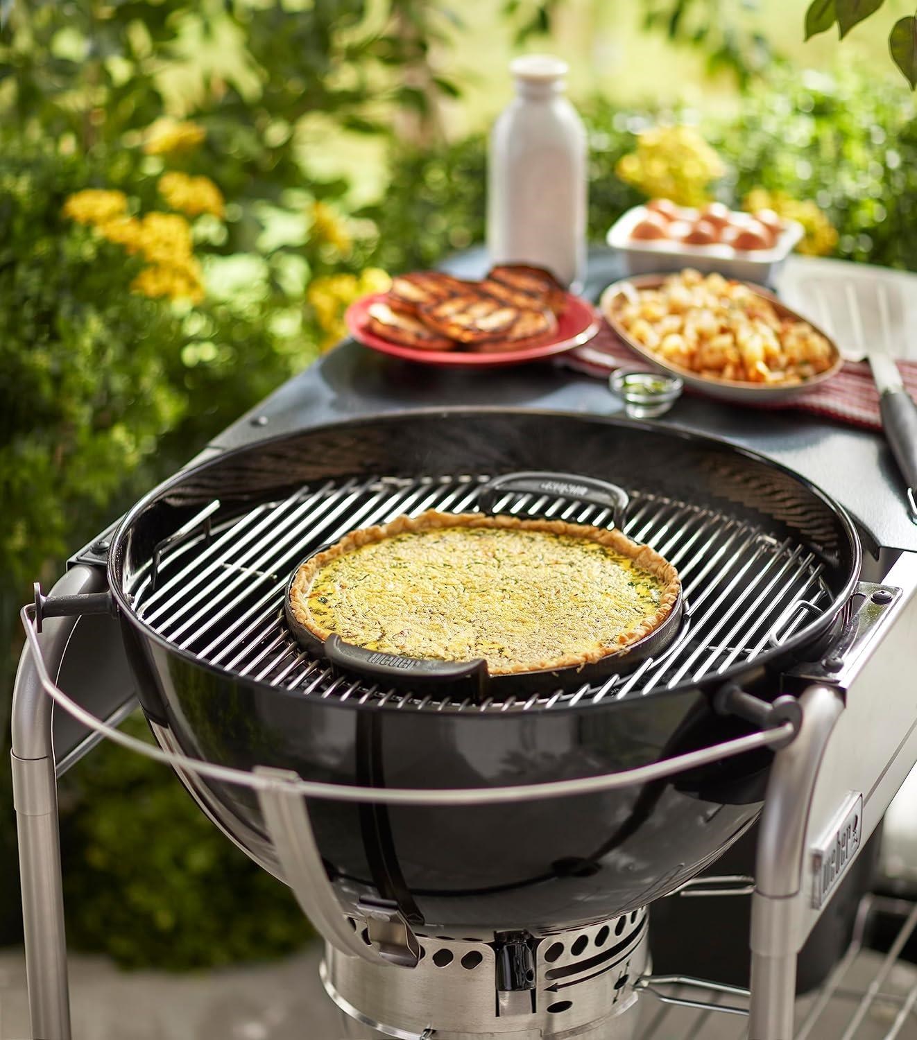 Weber 7421 Gurme BBQ Sistemi Mangal Döküm Demir Tava - 7421