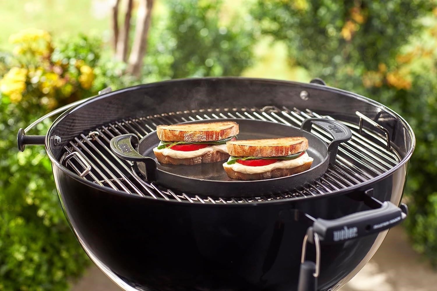 Weber 7421 Gurme BBQ Sistemi Mangal Döküm Demir Tava - 7421