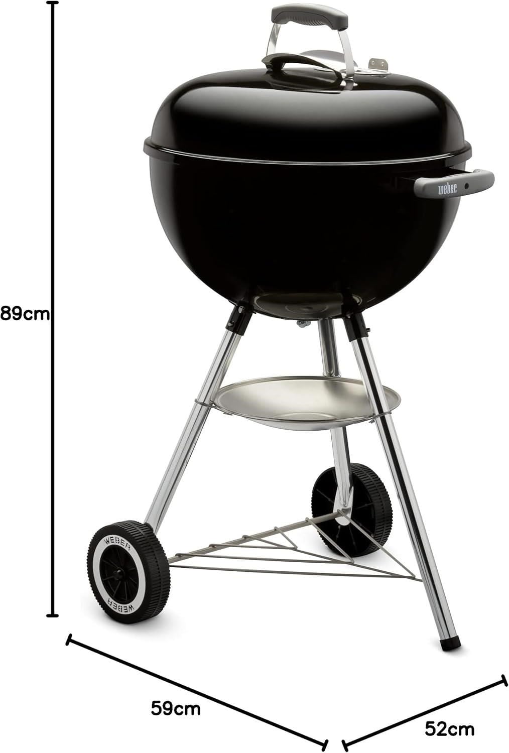 Weber Classic Kettle 47 Cm Kömürlü Mangal Siyah - 1241304