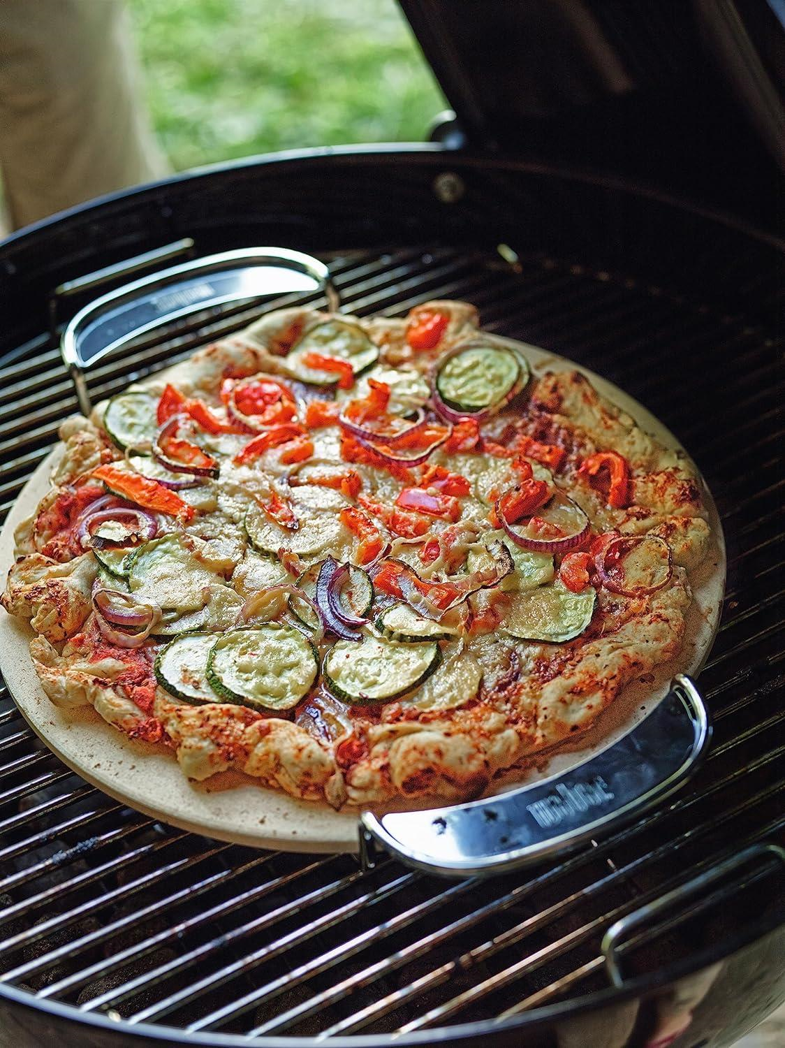 Weber Crafted Glazed Pizza Stone - Mangal Pizza Taşı - 8836