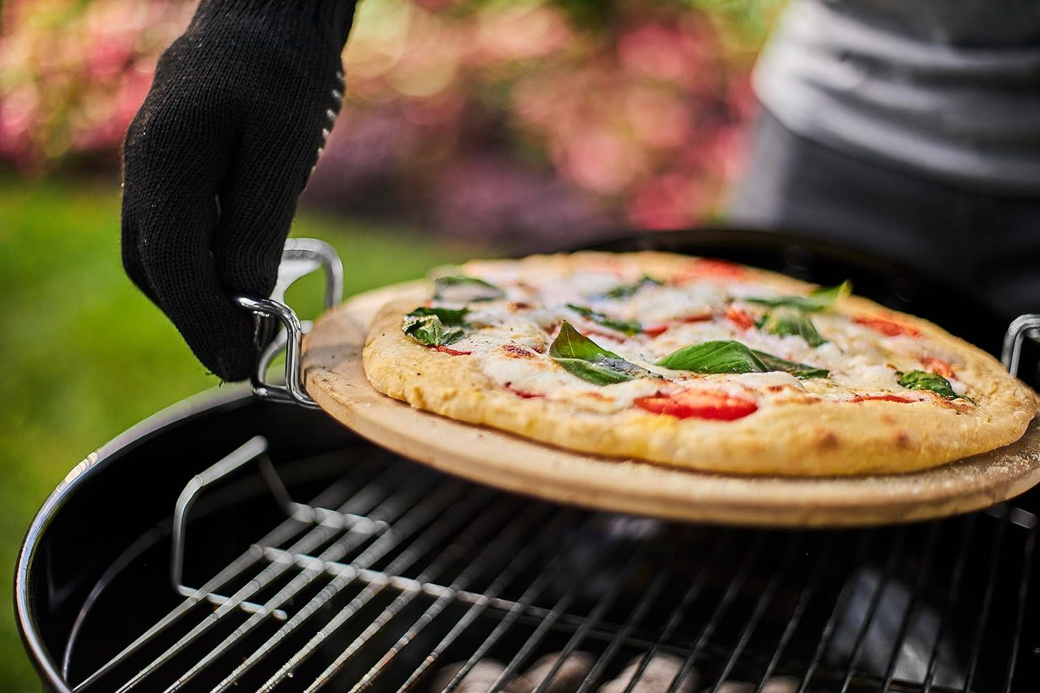Weber Crafted Glazed Pizza Stone - Mangal Pizza Taşı - 8836