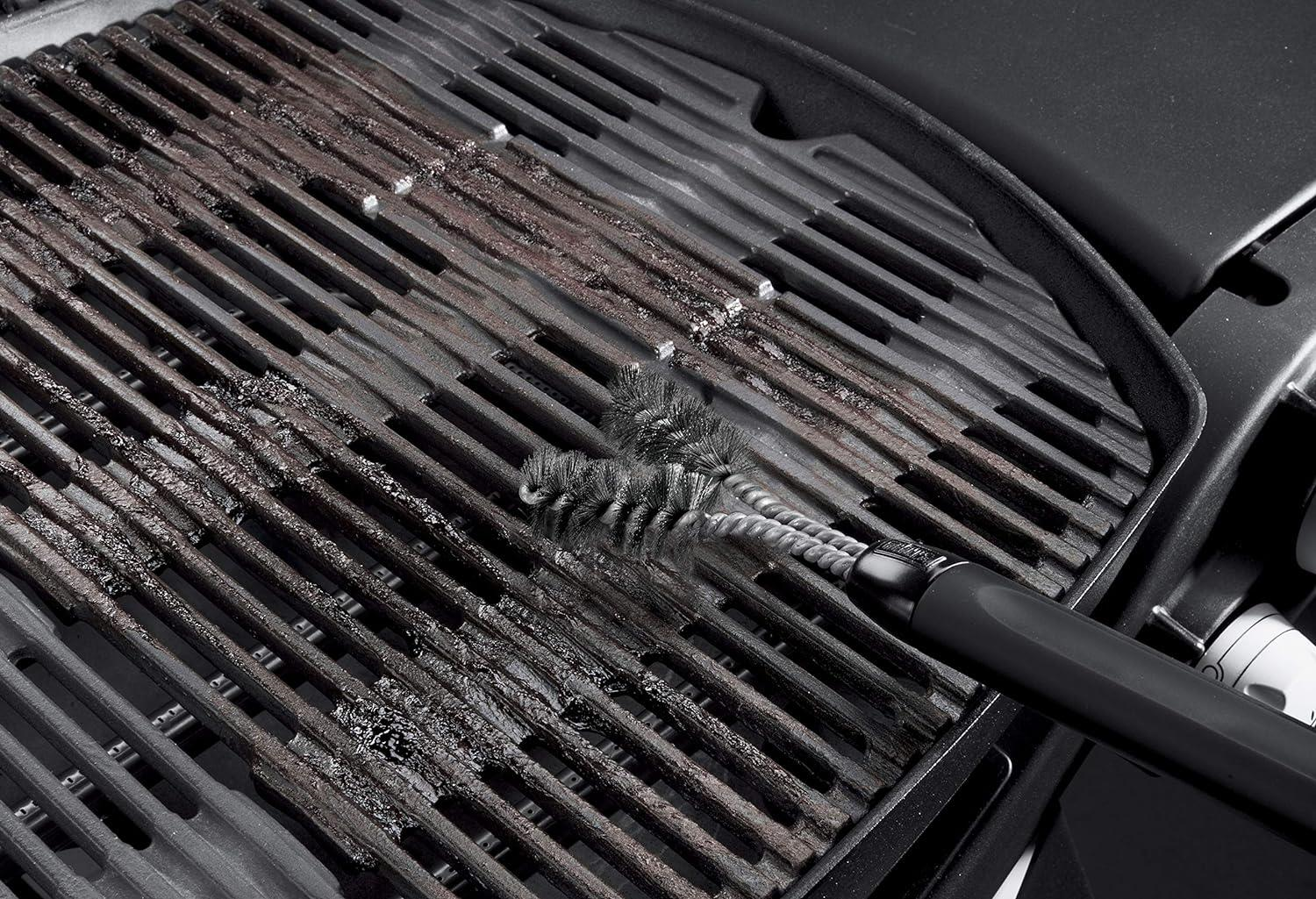 Weber Grill Brush, PeWeber 6495 Paslanmaz Çelik Y Şekilli Izgara Fırçası - Weber Grill Brushrfect for cast iron grates