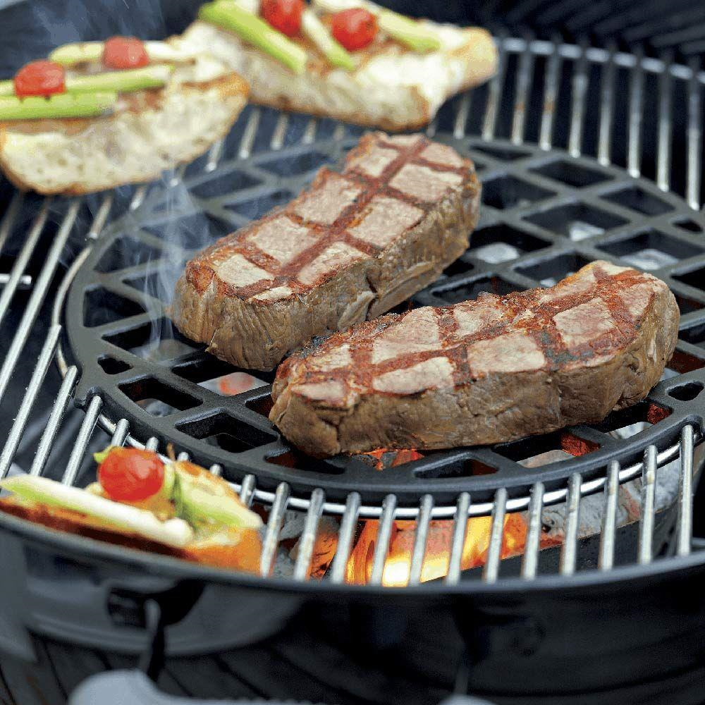 Weber Kömür Izgaraları İçin Porselen Emaye Dökme Demir Pişirme Izgarası - 8834 Gourmet BBQ System™