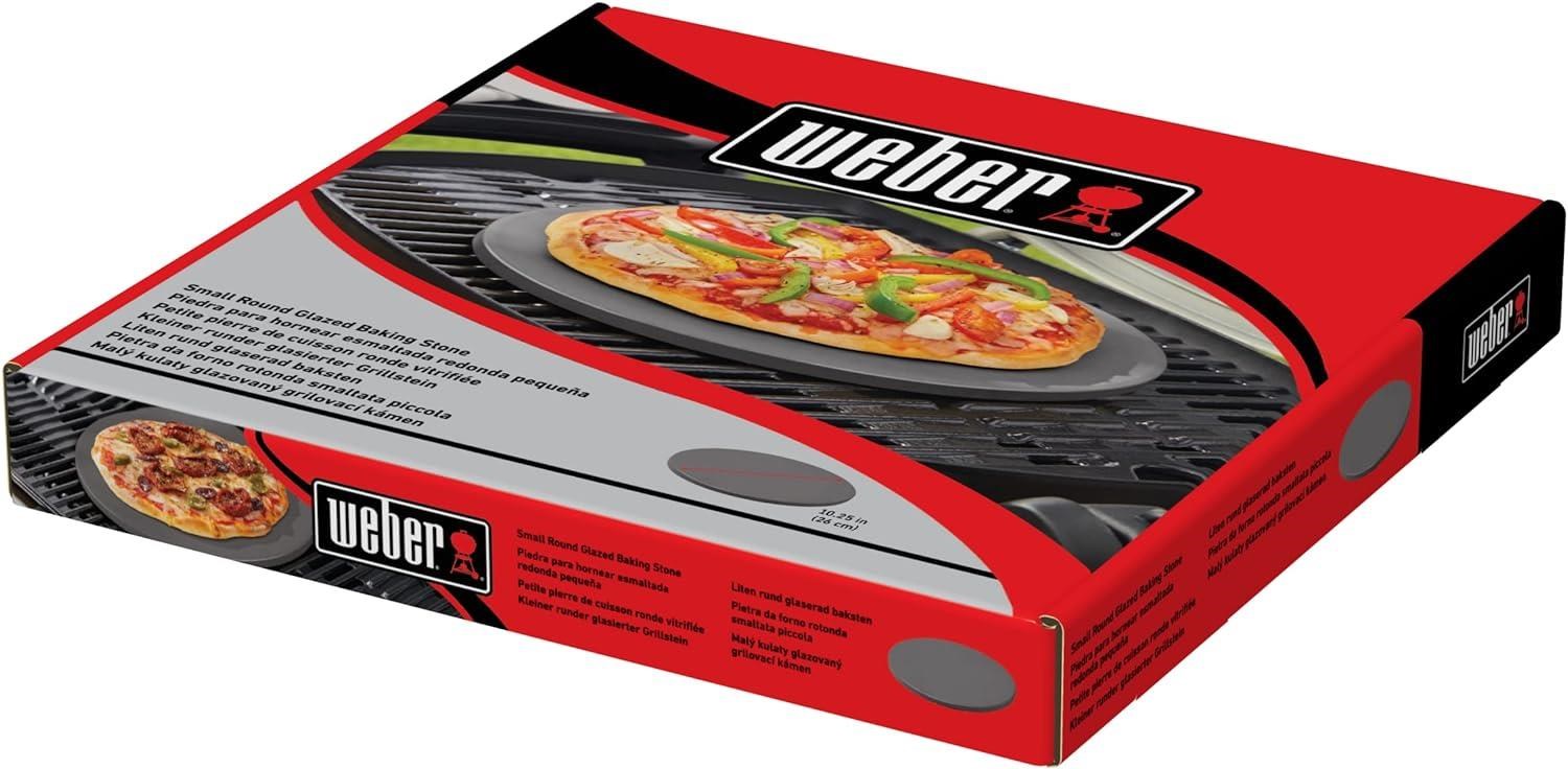 Weber Küçük Yuvarlak Sırlı Pizza Taşı 26cm - Glazed Pizzastone small 26cm