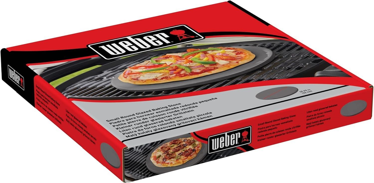 Weber Küçük Yuvarlak Sırlı Pizza Taşı 26cm - Glazed Pizzastone small 26cm