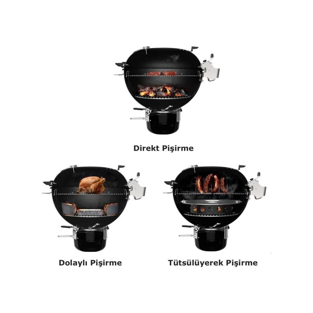 Weber Master-Touch PremWeber Master Touch Premium SE GBS 57 Cm Kömürlü Mangal Siyah E-5775 - 17401004
