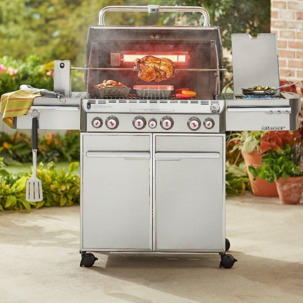 Weber Summit® S-470 GBS Paslanmaz Çelik Gazlı Mangal - 7170075