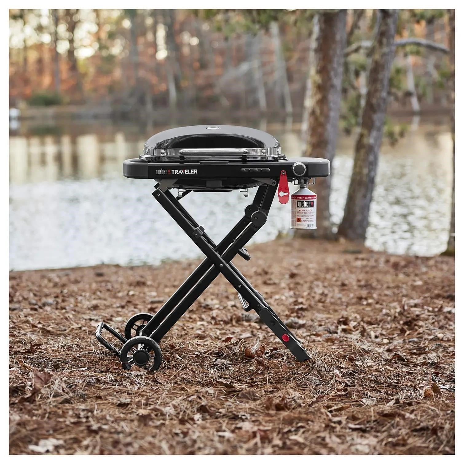 Weber Traveler Compact Gazlı Mangal Siyah - 1500527