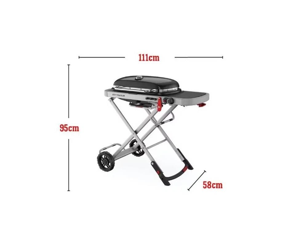 WEBER TRAVELER PORTATİF GAZLI MANGAL