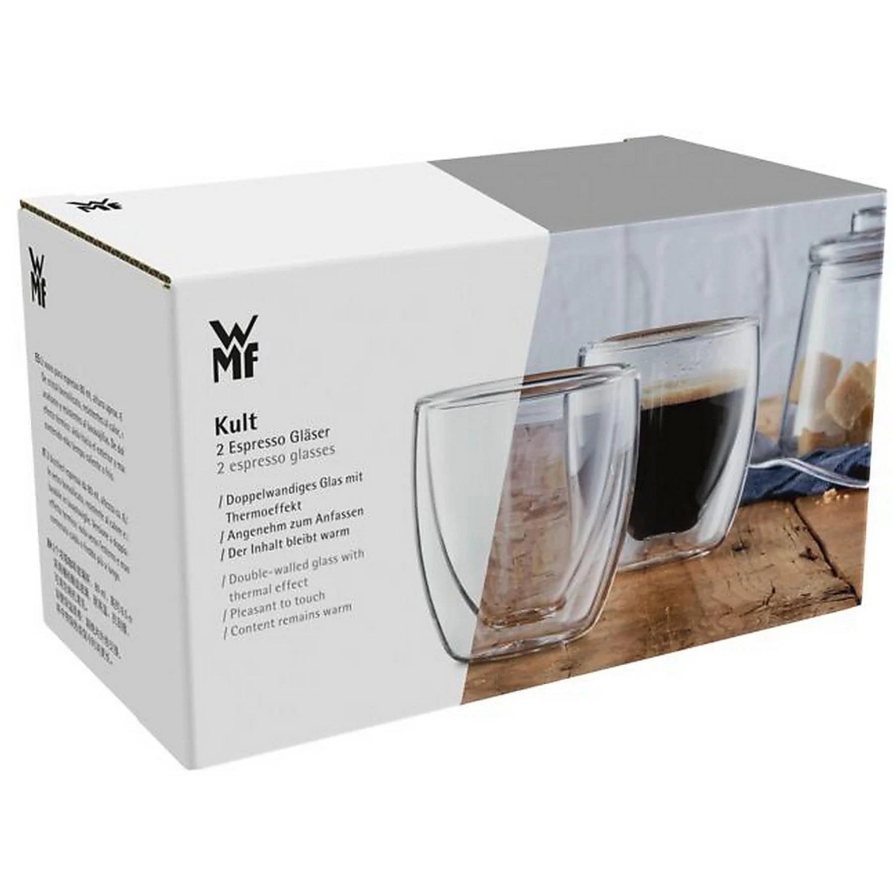 WMF Çift Cidarlı Cam Espresso Bardağı 2'li