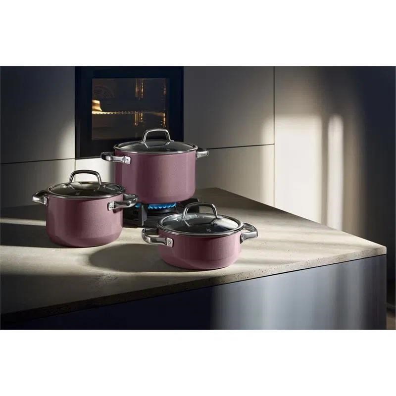 WMF Fusiontec Rose Quartz Tencere Seti 3 Parça - 3201112825