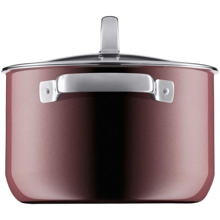 WMF FUSIONTEC TENCERE SETİ 4P PEMBE KUARTZ
