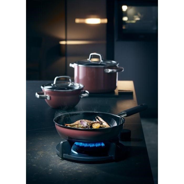 WMF FUSIONTEC TENCERE SETİ 4P PEMBE KUARTZ