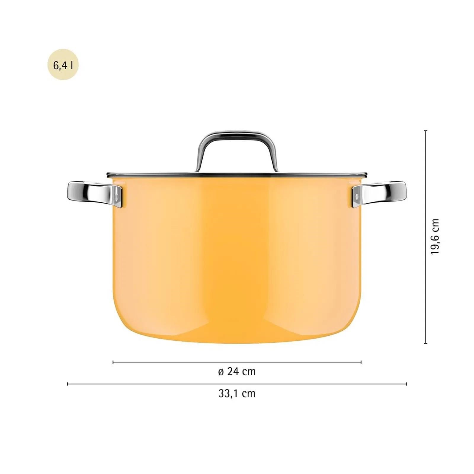 WMF Fusiontec Tencere Seti Mango Sarı 4 Parça