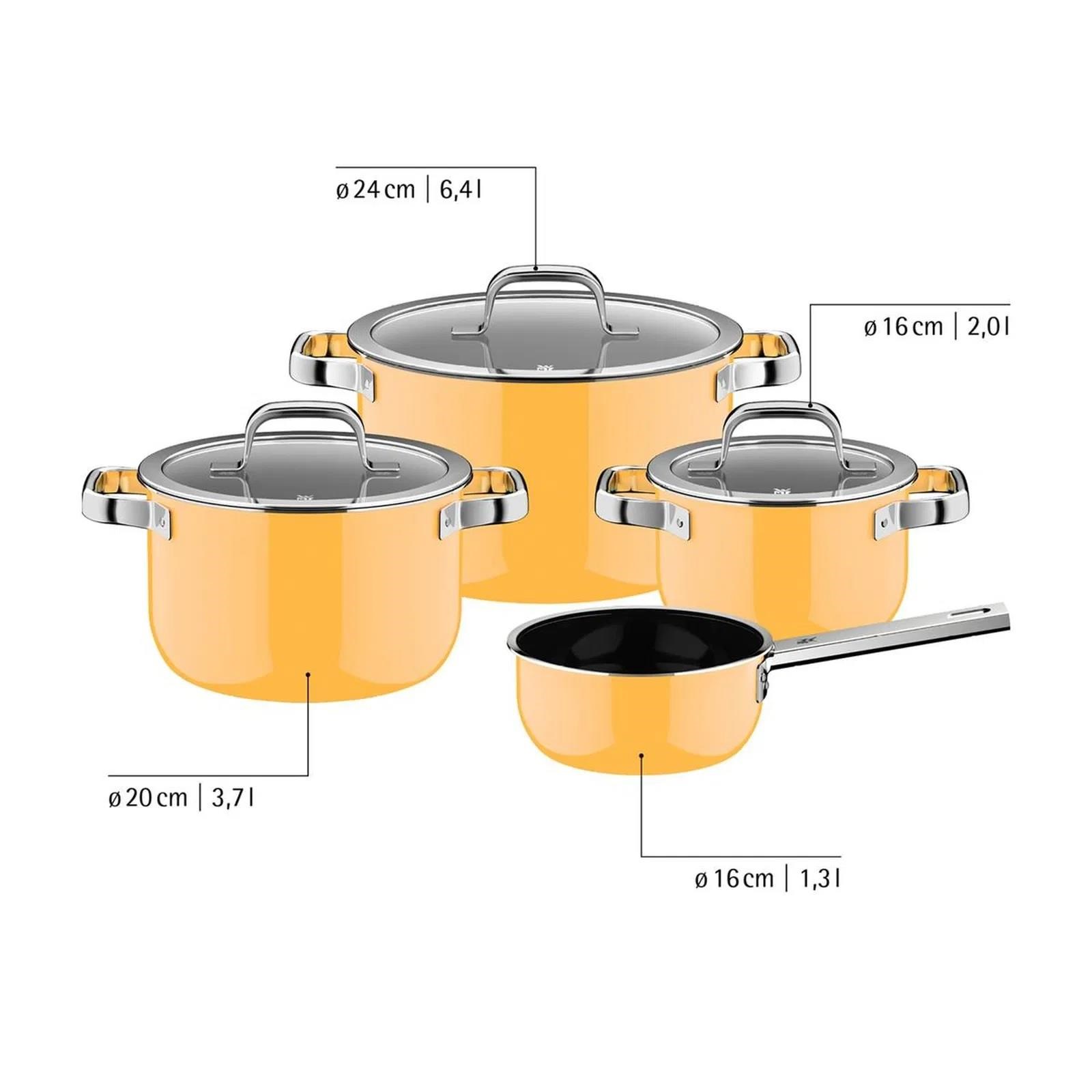 WMF Fusiontec Tencere Seti Mango Sarı 4 Parça
