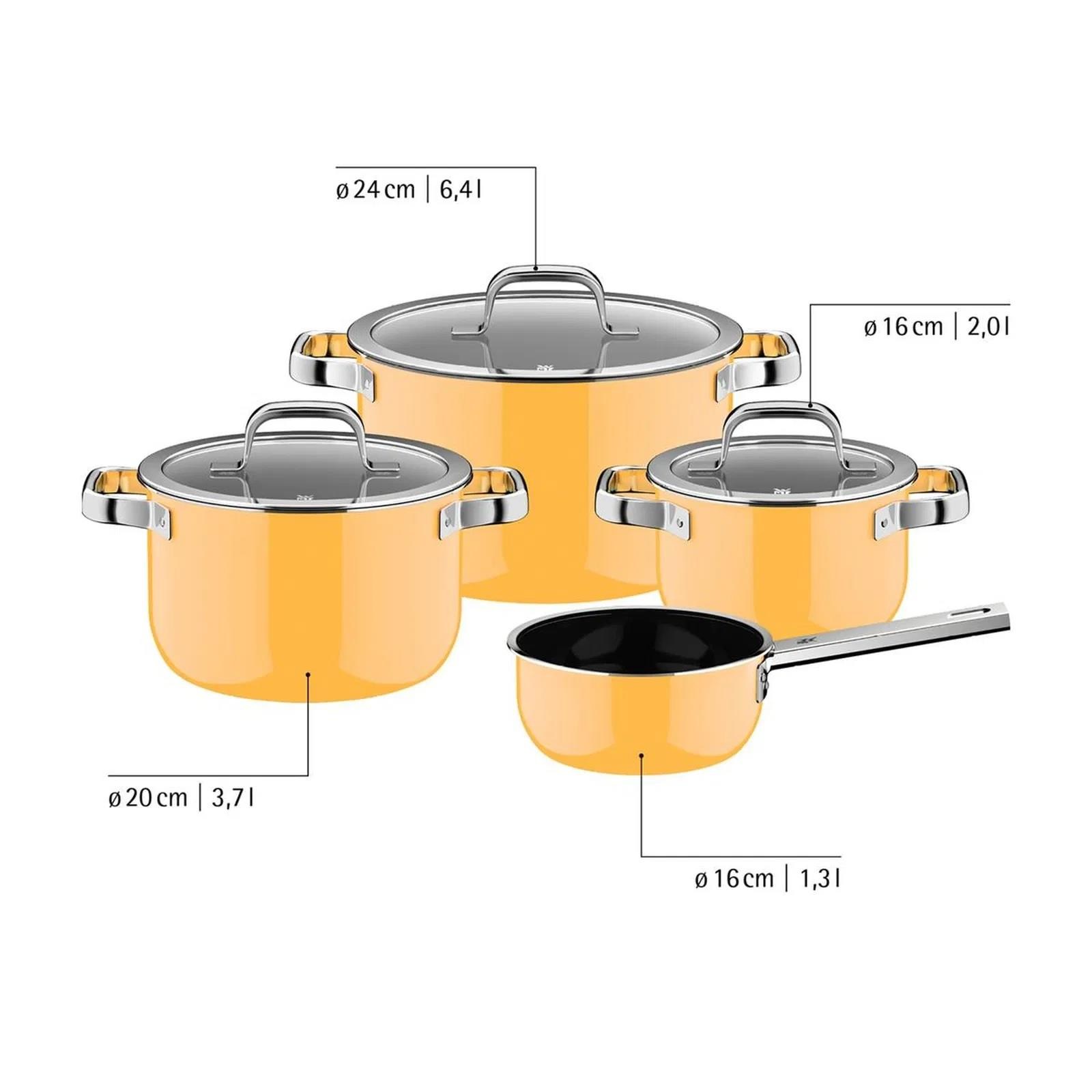 WMF Fusiontec Tencere Seti Mango Sarı 4 Parça