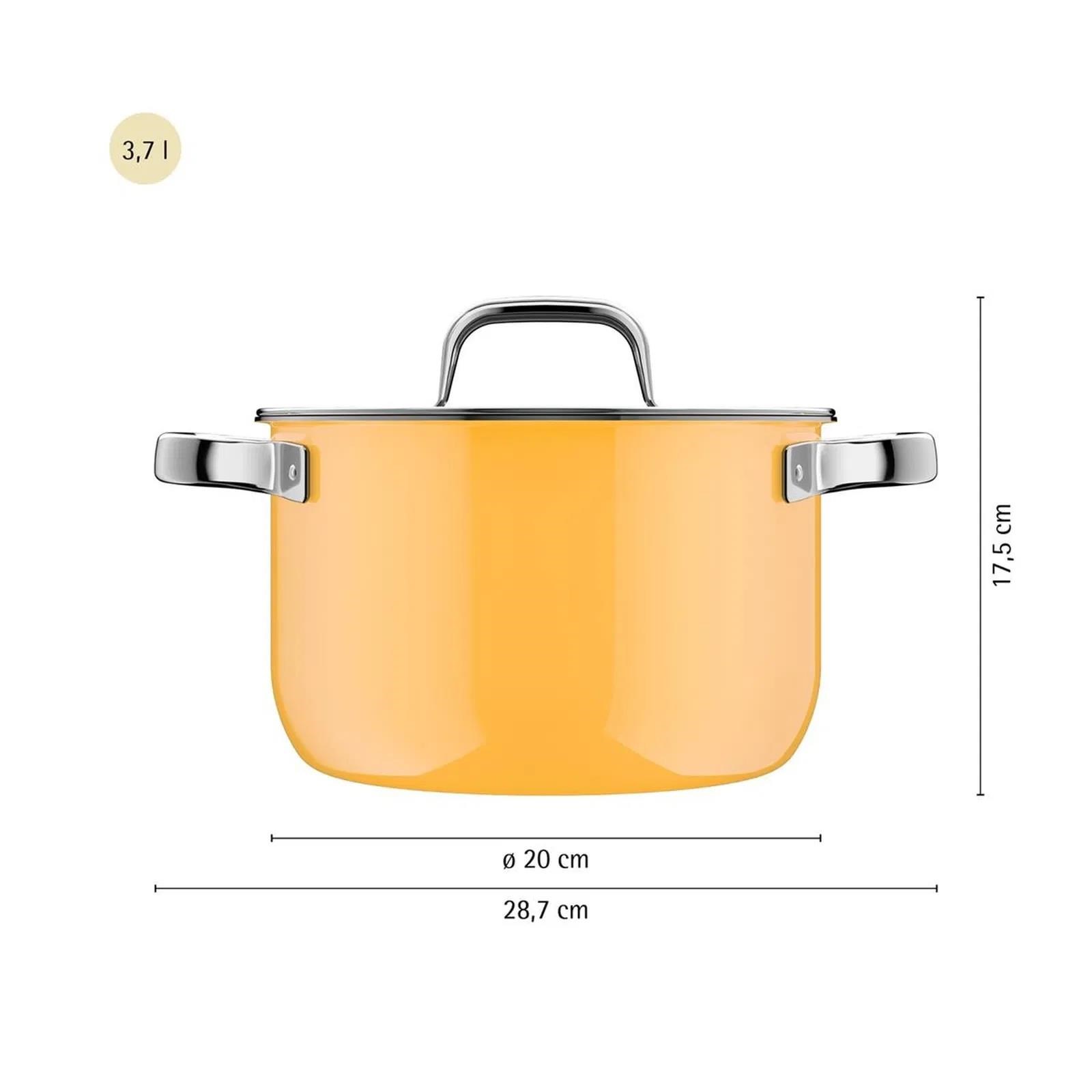 WMF Fusiontec Tencere Seti Mango Sarı 4 Parça