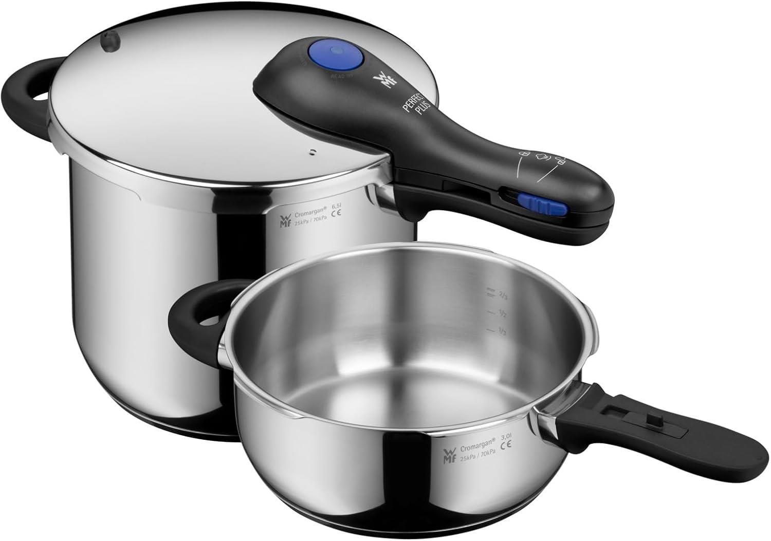 WMF Perfect Plus Düdüklü Tencere Seti 6.5 + 3 L