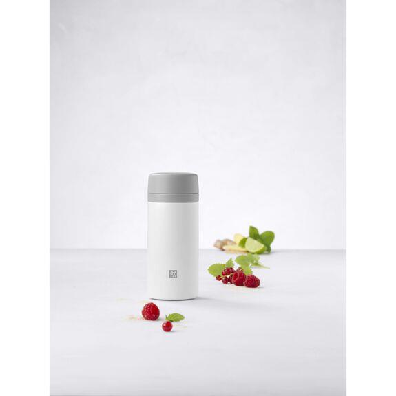 Zwilling 420 Ml Thermo Çay Demlikli Matara Beyaz-Gri
