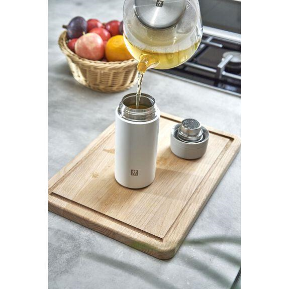 Zwilling 420 Ml Thermo Çay Demlikli Matara Beyaz-Gri