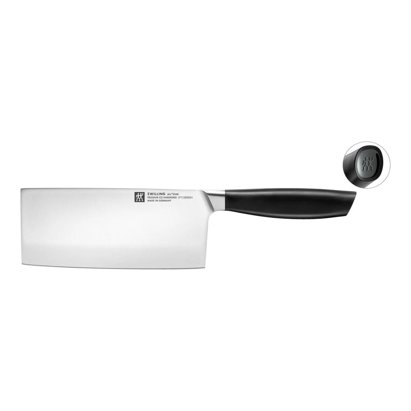 Zwilling All Star 18 Cm Çin Şef Bıçağı Siyah - 337621840