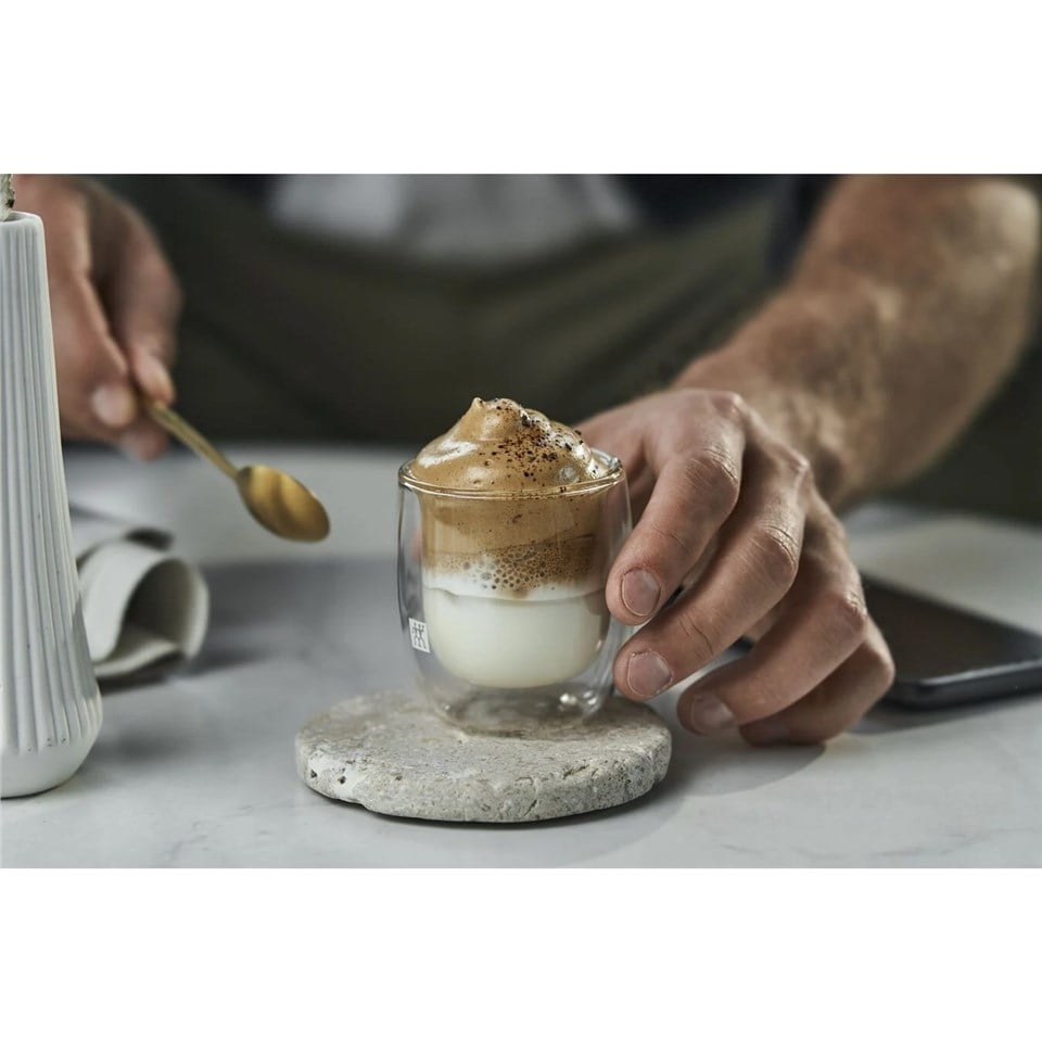 Zwilling Çift Camlı 2'Li Espresso Bardak Seti - 80 ml
