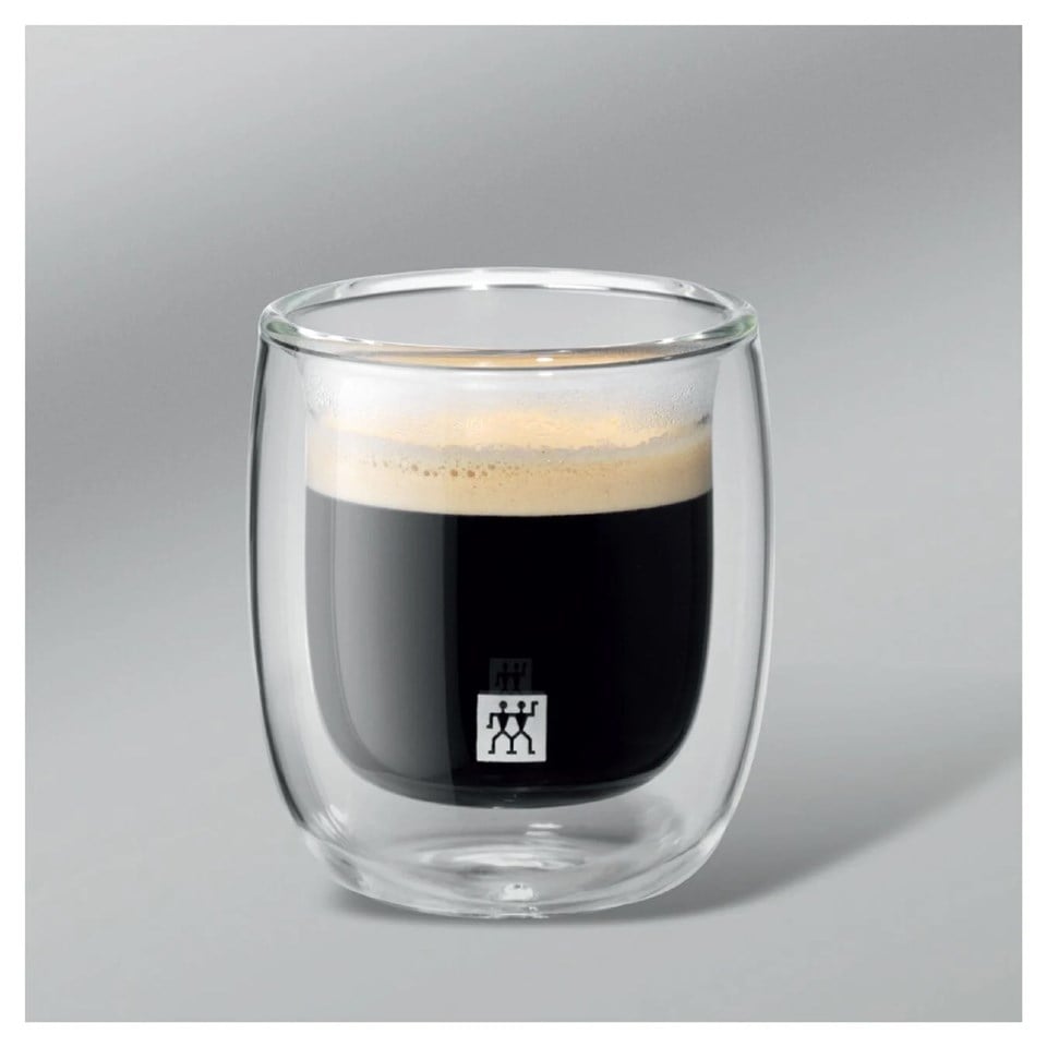 Zwilling Çift Camlı 2'Li Espresso Bardak Seti - 80 ml