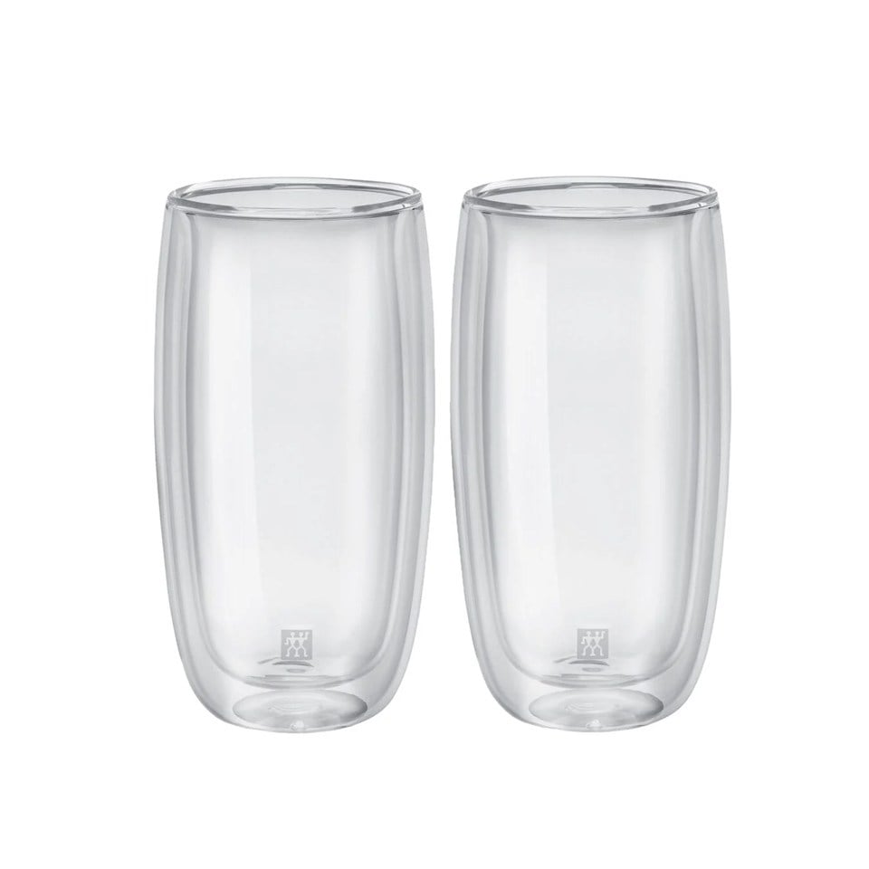Zwilling Çift Camlı 2'Li Soğuk İçecek Bardağı Seti - 474 ML