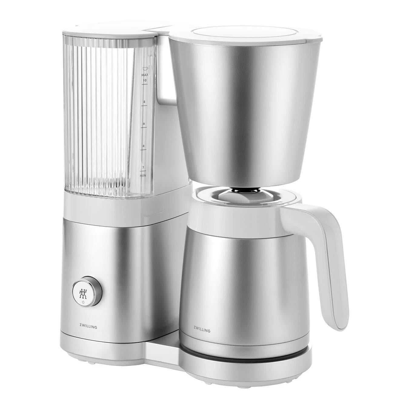 ZWILLING Enfinigy Drip Filtre Kahve Makinesi, 1,25Lt Gümüş Beyazı - 531060000