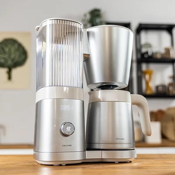 ZWILLING Enfinigy Drip Filtre Kahve Makinesi, 1,25Lt Gümüş Beyazı - 531060000